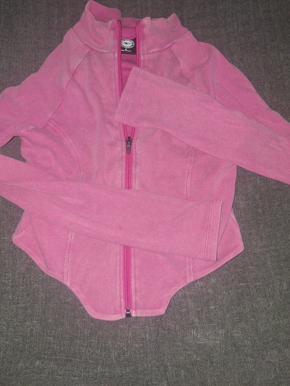 PacSun Pink Half-Zip Turtleneck Jacket